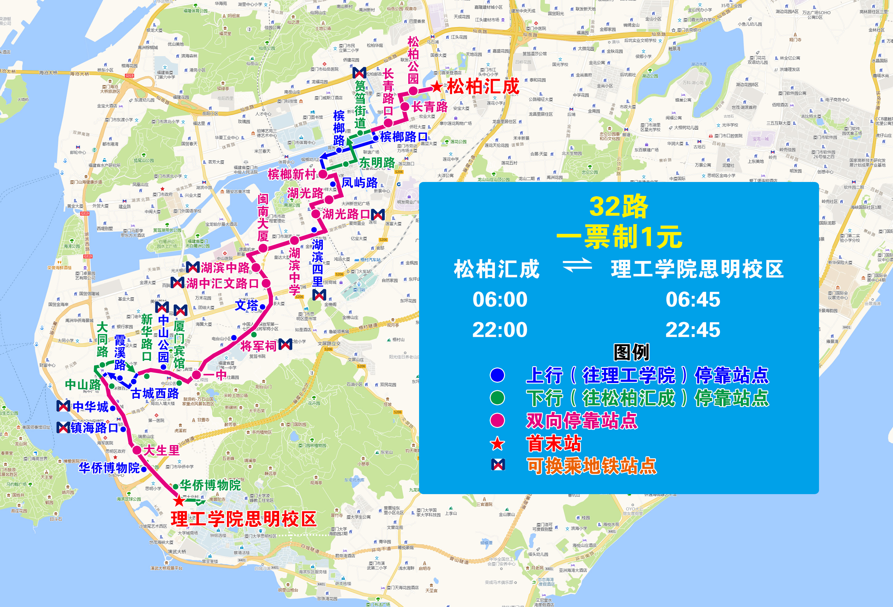 32（松柏汇成-理工学院思明校区，双向走湖滨南路）.jpg